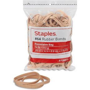 Staples 143297 Economy Rubber Bands Size #64 1/4 Lb.