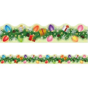 Christmas Lights Border Holiday Classroom Bulletin Board Decoration 36ft