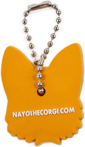Nayo The Corgi special soft rubber key holder - Improved with sturdy ring in Saudi Arabia