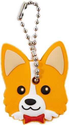 Nayo The Corgi special soft rubber key holder - Improved with sturdy ring in Saudi Arabia