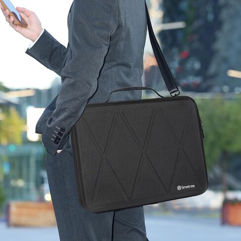 Smatree Hard Laptop Briefcase for 16inch Macbook Pro M4 2024/M3/M2 2023 A2141, 15.3inch MacBook Air 2024 M3/2023 M2, for 15.6 inch Samsung Galaxy Book4/HP Envy X360 15 Shoulder Bag, 11inch iPad Pro M4 in Saudi Arabia
