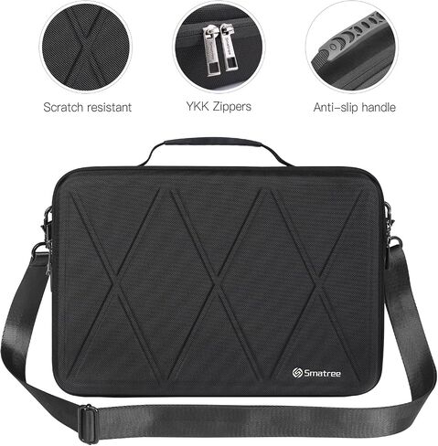 Smatree Hard Laptop Briefcase for 16inch Macbook Pro M4 2024/M3/M2 2023 A2141, 15.3inch MacBook Air 2024 M3/2023 M2, for 15.6 inch Samsung Galaxy Book4/HP Envy X360 15 Shoulder Bag, 11inch iPad Pro M4 in Saudi Arabia