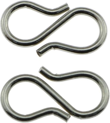 50pcs s - خطاف المشبك قلادة الموصل الموصل الفضة من الفولاذ المقاوم للصدأ مقفل لصنع الحرف الرائعة وصنع المجوهرات in Kuwait