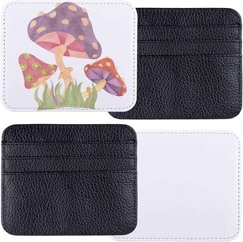 Framendino, 4 Pack Sublimation Blank Wallet Ultrathin Card Front Pocket for DIY Crafts in Saudi Arabia