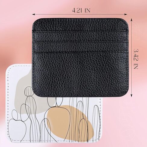 Framendino, 4 Pack Sublimation Blank Wallet Ultrathin Card Front Pocket for DIY Crafts in Saudi Arabia
