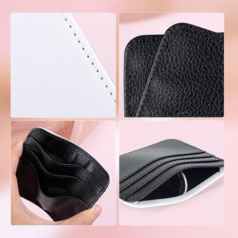 Framendino, 4 Pack Sublimation Blank Wallet Ultrathin Card Front Pocket for DIY Crafts in Saudi Arabia
