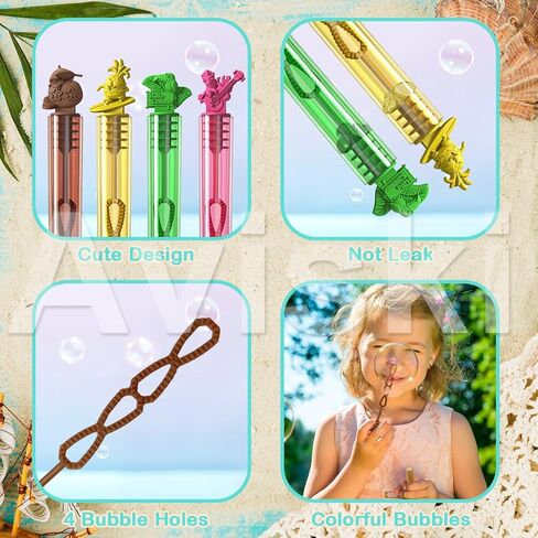 80pcs هاواي الفقاعات صولج ، صغار الفقاعات المصغرة لصالح الحفلات الاستوائية ، ألعاب الهدايا الصيفية للبنات أطفال الأطفال الصغار ، aloha party chourecers goodie bag bag ، in Kuwait