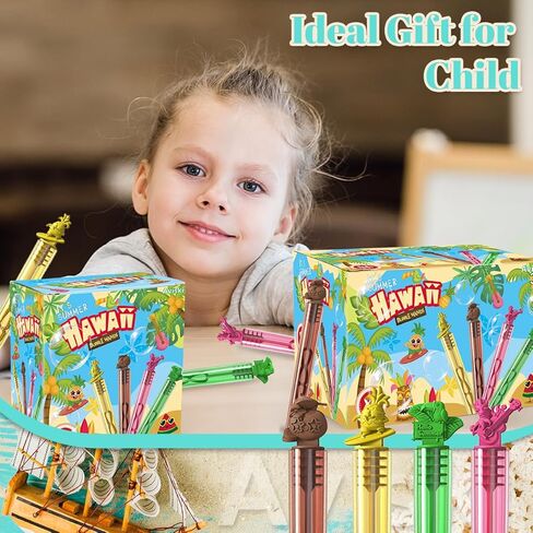 80pcs هاواي الفقاعات صولج ، صغار الفقاعات المصغرة لصالح الحفلات الاستوائية ، ألعاب الهدايا الصيفية للبنات أطفال الأطفال الصغار ، aloha party chourecers goodie bag bag ، in Kuwait