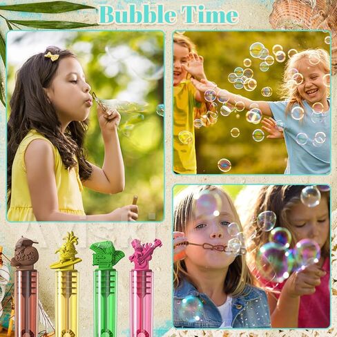 80pcs هاواي الفقاعات صولج ، صغار الفقاعات المصغرة لصالح الحفلات الاستوائية ، ألعاب الهدايا الصيفية للبنات أطفال الأطفال الصغار ، aloha party chourecers goodie bag bag ، in Kuwait