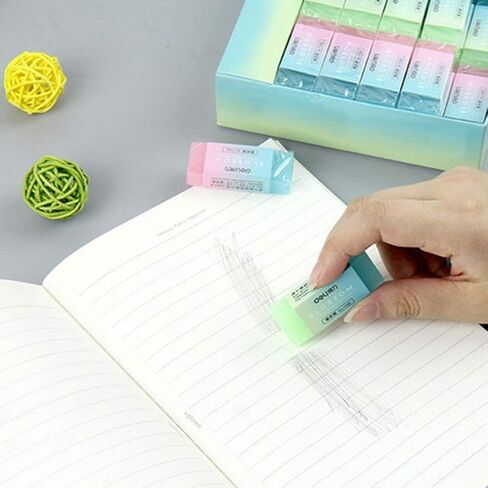 ممحاة خضراء ، مستطيل شفاف مرن المطاط المطاطي ممحح قلم رصاص القلم الرصاص كتلة المدرسة قرطاسية المكاتب قرطاسية محو قلم رصاص قياسي لفنان الطالب in Kuwait