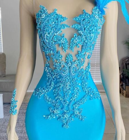 Handmade Rhinestones lace Appliques sew on Beads Trim Patches for Dress Clothing Accessories (Pink) in Saudi Arabia