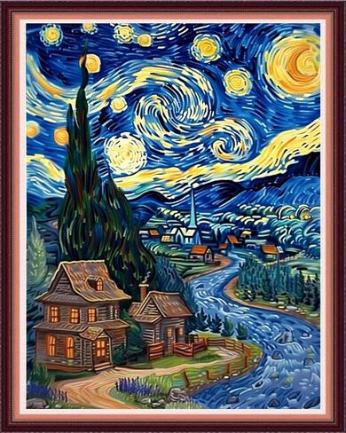 مجموعات غرزة Cross Cross Funxvoot للمبتدئين أو أنماط تطريز البالغين | DIY المطبوعة Cross Stitch Kits Needlepoint للبالغين أو الأطفال 11ct-Phoenix Totem 16x20 بوصة in Kuwait