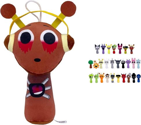 Sprunki Horror Plush - 11'' Full Collection of Wenda, Mr. Fun Computer, Gray & More - All Your Favorite Sprunki Characters! (Tunner) in Saudi Arabia