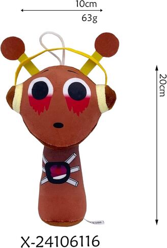 Sprunki Horror Plush - 11'' Full Collection of Wenda, Mr. Fun Computer, Gray & More - All Your Favorite Sprunki Characters! (Tunner) in Saudi Arabia