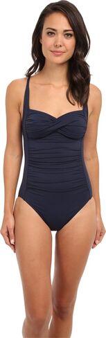 Seafolly Women's Twist Bandeau Halter One Piece Swimsuit in Saudi Arabia