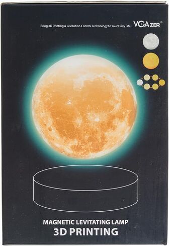 VGAzer Levitating Moon Lamp, 16 Colors 20 Models Floating Moon Lamp,Floating and Spinning in Air Freely with Adjustable Bightness Moon Night Light for Unique Gifts,Room Decor,Office Desk Tech Toys in Kuwait