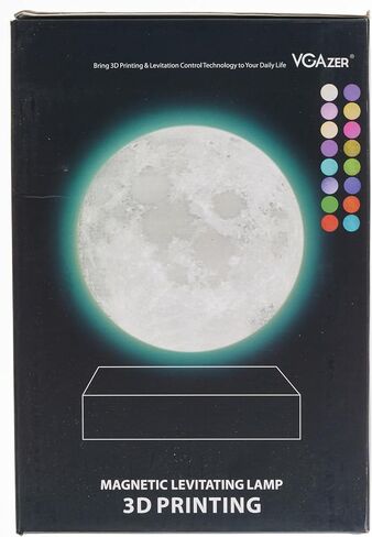 VGAzer Levitating Moon Lamp, 16 Colors 20 Models Floating Moon Lamp,Floating and Spinning in Air Freely with Adjustable Bightness Moon Night Light for Unique Gifts,Room Decor,Office Desk Tech Toys in Kuwait