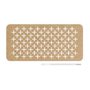 Acrylic Sashiko Stencil Sashiko embroidery pattern Quilt stitch mold - Small Dot #7