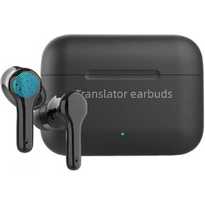 AI Translation أذن الأذن في الوقت الحقيقي M6 Transpuds تدعم 144 لغة لنظام Android iOS Online | ai | voice | ترجمة الصور للأعمال والسفر واللغة التعلم M6 عبر الإنترنت الأسود
