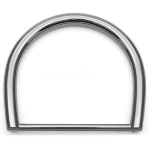 CRARKEMORE 2PCS 2 بوصة د حلقات محفظة حلقة الجودة طلاء المعادن D-RING لمحفظة الحرفية صنع الملحقات SC51 (Gunmetal Black)