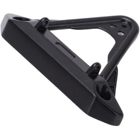 Qiilu Scx24 Upgrades Scx24 Front Bumper Black Rc Car Bumper High Hardness Iron Front Bumper with 2Led for Scx24 1 24 Remote Control Car