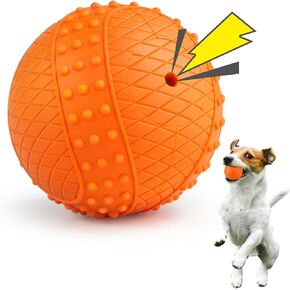 Squeaky Dog Toys for Aggressive Chewers, Squeaky Dog Balls for Medium Dogs, Interactive Puppy Toys to Keep Them Busy,Puppy Chew Toys for Teething,Indestructible Small Dog Chew Toys Water Balls