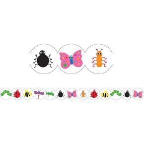 Hygloss Classroom Border, Bugs DieCut, Infant - 6th Grade (HYG33614)
