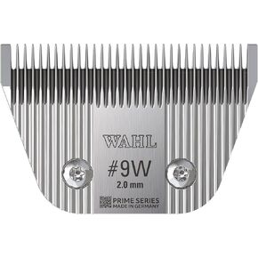 Wahl Pro Animal Wide Prime Series Blades - Professional Fine Tooth Pet Clipper for Horse, Cat & Dog Grooming - Made from High-Carbon Steel - #9, 2.0mm