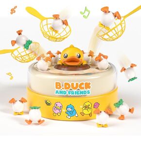 B.Duck Catch and Bounce Games Toys for Kids 3-5, B.Duck Board Games with 3 Nets for Kids 4-6, Toddler Games for Kids 5-7, Christmas Birthday Gifts for Boys Girls 3 4 5 6 Years Old