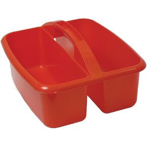 Romanoff Large Plastic Utility Caddy 12.75-inch H x 11.25-inch W, Red (ROM26002)