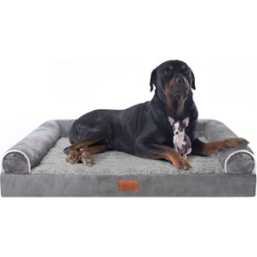 XXL Dog Bed, Dog Beds for Extra Large Dogs, Large Dog Bed with Removable Washable Cover, Outdoor Dog Bed, Large Dog Beds, Washable Dog Bed