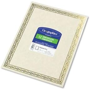 Geographics GEO44407 - Foil Stamped Award Certificates