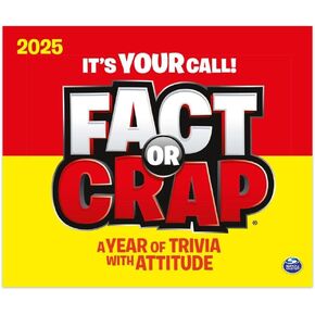 Calendar Ink, Fact or Crap 2025 Desk Calendar