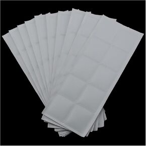 ZZHXSM 100PCS 37x42mm Transparent PVC Self Adhesive Necklace Chain Bag Adhesive Chain Bag Suitable for Storing Necklaces Jewellery Chain and Earrings