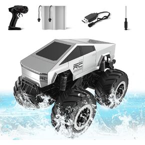 Remote Control Car Off Road Pick-up Truck, 4WD Amphibious Monster Truck, 1:16 Scale Hobby Monster Truck Toys 2.4GHz High-Speed Hobby RC Car for All Terrains, Ideal Gift for Boys & Girls Ages 6+