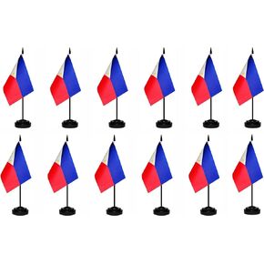 12 Pack Philippines Desk Flags Set Filipino Small Mini Table Office Miniature Desktop Flag Home Office Decoration