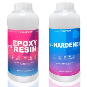 Epoxy Resin 2 Gal, Crystal Clear Fast Curing Art Self Leveling No Yellowing Casting Resin for Molds, Jewelry Making, DIY Crafts