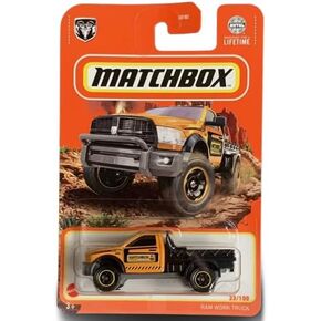 Matchbox Ram Work Truck, Yellow, 23/100