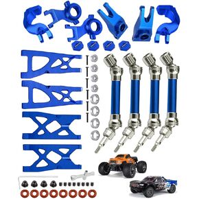 ترقيات جزء ل 1/10 Arrma Vorteks/Granite/Senton 4x4 3S BLX & MEGA 550 ، عمود محرك خلفي أمامي ، ذراع التعليق الخلفي الأمامي وكتل التوجيه كتل Caster Caster CANCER in Kuwait