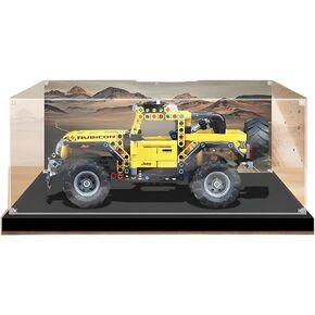 حقيبة عرض 3 مم لـ LEGO 42122 مجموعة بناء Jeep Wrangler ، حالة عرض Clear Clear المقاومة للغبار متوافقة مع LEGO 42122 (لا تشمل النموذج)