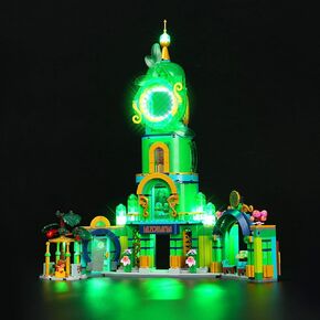 LED Light Kit for Lego Wicked Welcome to Emerald City 75684, Compatible with Lego 75684, Lighting Set for Wicked Welcome to Emerald City Collectible Toy- Without Model