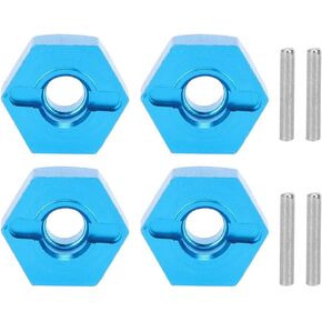 Life Wheel Hex Hubs Nut,5MM Wheel Hex Hubs Nut with Pins Fit for WLtoys 1/14 144001 RC Car