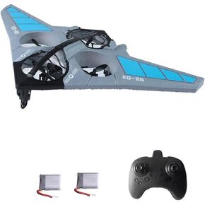 GoolRC RC Plane Remote Control Airplane, B-2 Stealth Bomber RC Fighter, 2.4GHz 2CH RC Airplane, Foam RC Aircraft with 2 Batteries, Easy to Fly RC Glider for Beginners and Adults (Yellow)