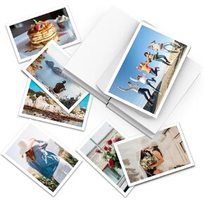 Glossy Photo Paper 4x6 inch, 500 Sheets 4R Picture Printer Paper Waterproof Professional Photographic Paper for Inkjet Printing Printer 230 Gsm
