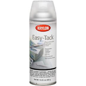 Krylon K07020007 10.25-Ounce Easy Tack Repositionable Adhesive Spray