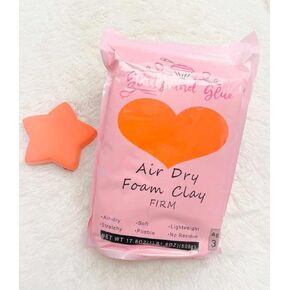 Air Dry Foam Firm Clay (Bright Red)