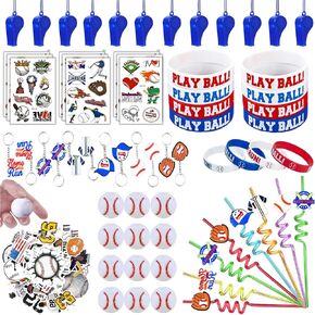 146Pcs Baseball Party Favors, The Baseball Birthday Party Supplies for Boys Girls, Goodie Bags, Carnival Prizes, Themed Box Toys for Classroom, Kids Party Suppilies Favors.