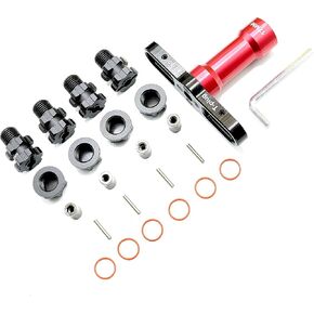 Extension +10MM Wheel Hex Hub Nut 14MM to 17MM Wrench for 1/10 Arrma Big Rock Senton Granite Vorteks 3s blx & 550 Mega +10MM Wide Series Upgrades Part BL