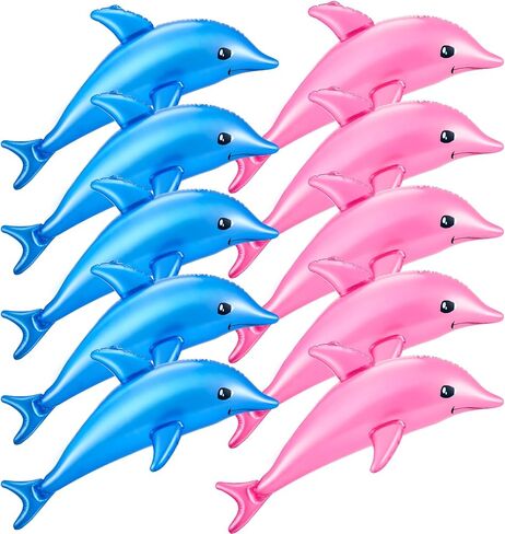 Jenaai 10 PCS 28.4 '' Dolphin Deletable Dolphin Beach Beach Poolside Decored Decored Aquatic Decor in Kuwait