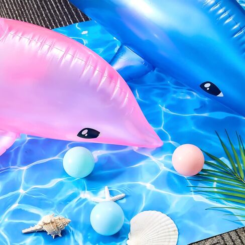 Jenaai 10 PCS 28.4 '' Dolphin Deletable Dolphin Beach Beach Poolside Decored Decored Aquatic Decor in Kuwait